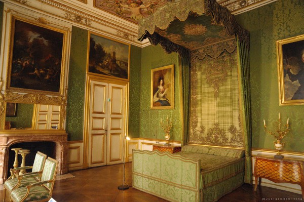 Спальня в Дворце Нимфенбург